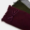Pack de 3 pares de calcetines de caña con lazo de terciopelo Folly Cherry Pack de 3 pares de calcetines de caña con lazo de terciopelo Folly Cherry