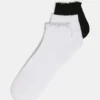 Pack de 3 pares de calcetines Emma Lettuce Edge, blancos/negros Pack de 3 pares de calcetines Emma Lettuce Edge, blancos/negros