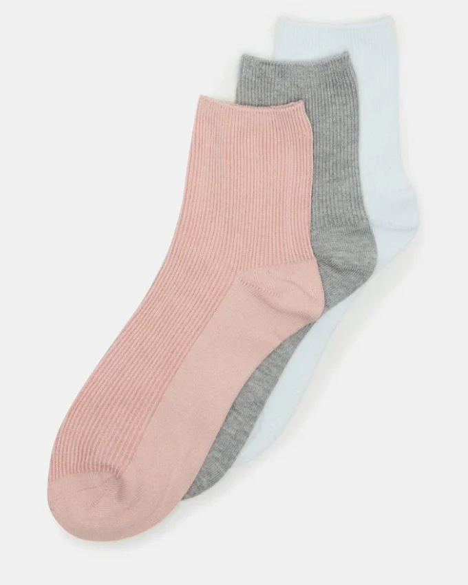 Pack de 3 pares de calcetines tobilleros Pack de 3 pares de calcetines tobilleros