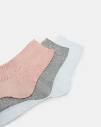 Pack de 3 pares de calcetines tobilleros Pack de 3 pares de calcetines tobilleros