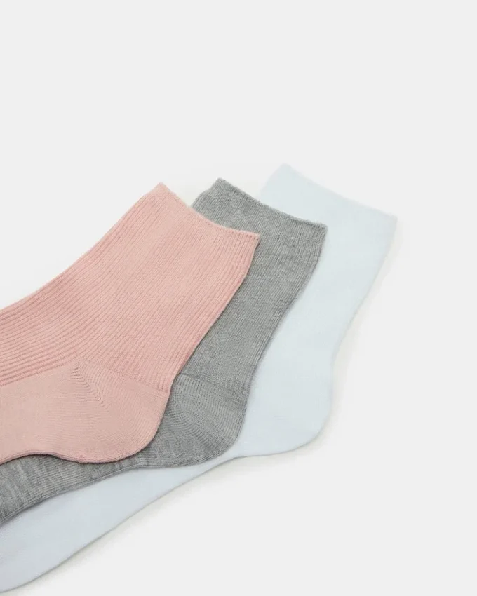 Pack de 3 pares de calcetines tobilleros Pack de 3 pares de calcetines tobilleros