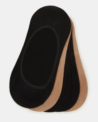 Pack de 5 calcetines de microfibra lisos
