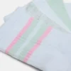 Pack de 5 pares de calcetines a rayas en blanco y multicolor Pack de 5 pares de calcetines a rayas en blanco y multicolor