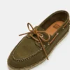 Pancho de ante verde oliva