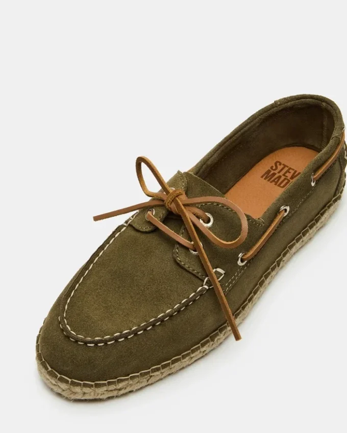 Pancho de ante verde oliva