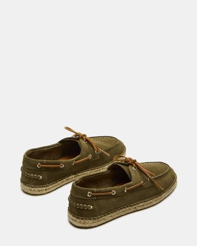 Pancho de ante verde oliva
