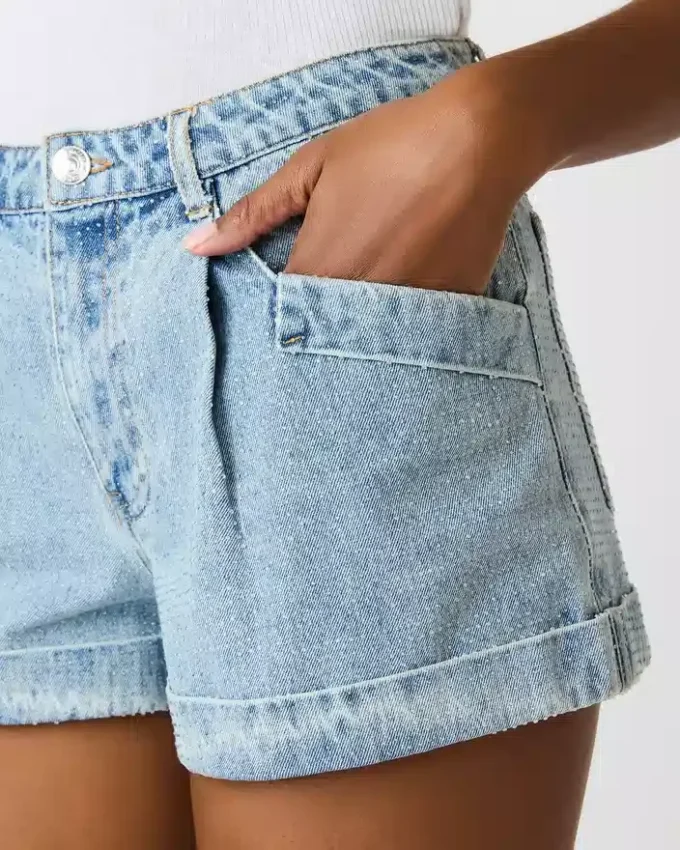 Pantalón corto Cici azul mar Pantalón corto Cici azul mar