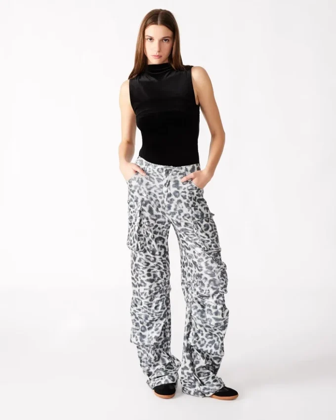 Pantalón Duo Sequin Leopard