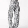 Pantalón Duo Sequin Leopard