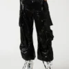 Pantalón Duo Sequin Negro Pantalón Duo Sequin Negro