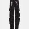 Pantalón Duo Sequin Negro Pantalón Duo Sequin Negro