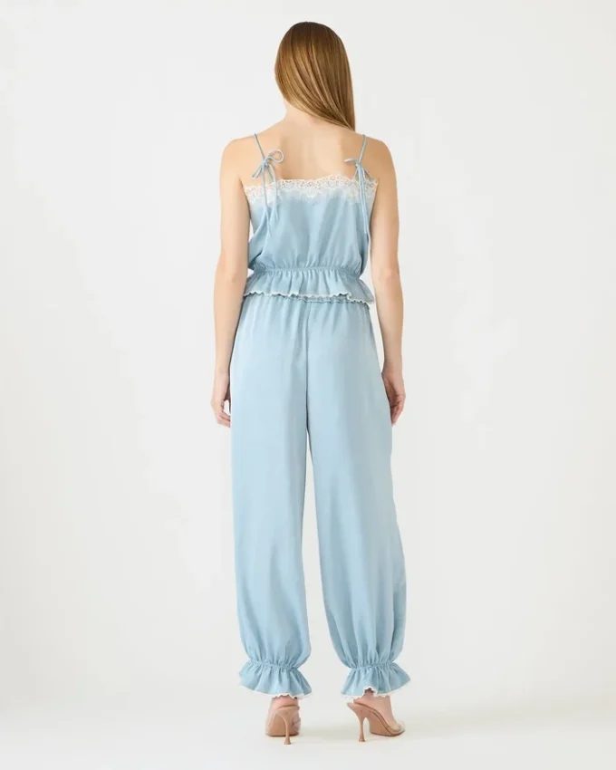 Pantalón Roan azul empolvado Pantalón Roan azul empolvado