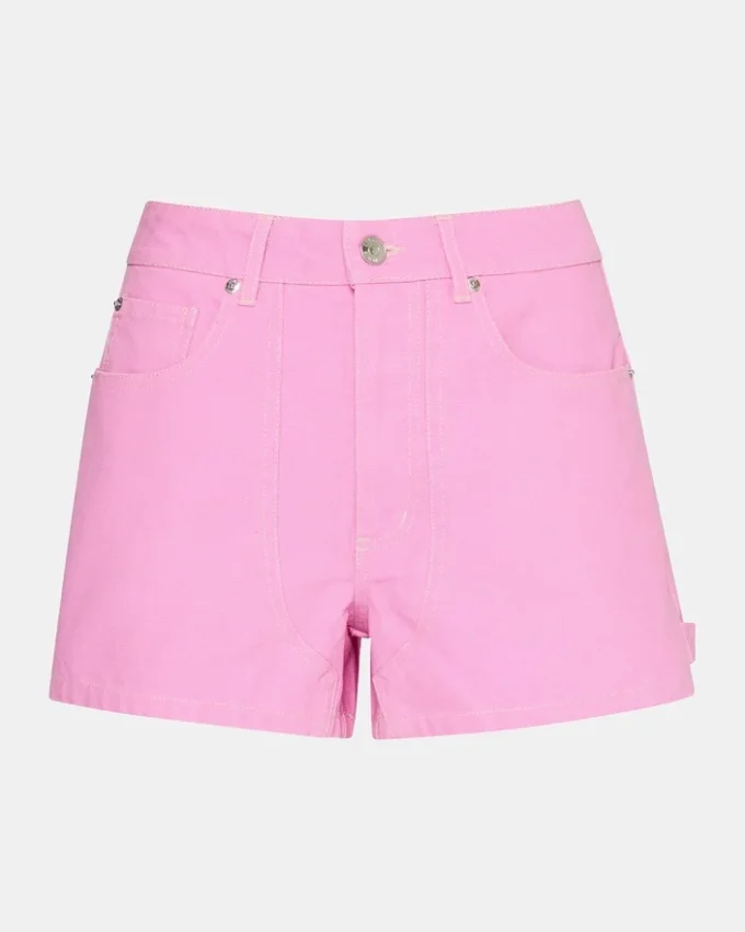 Pantalones cortos de lona Sienne en rosa Taffy Pantalones cortos de lona Sienne en rosa Taffy