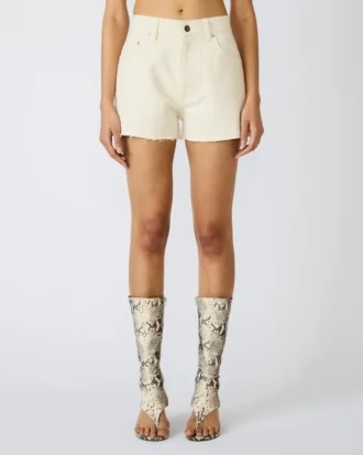 Pantalones cortos Lilien de denim natural
