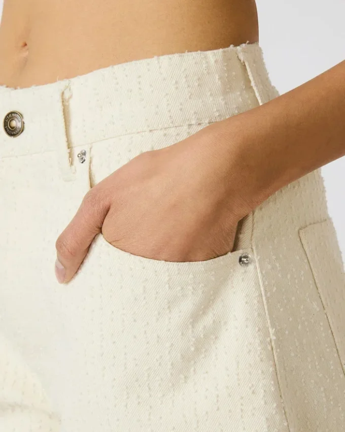 Pantalones cortos Lilien de denim natural Pantalones cortos Lilien de denim natural