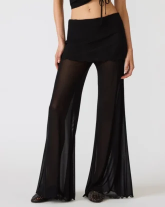 Pantalones de punto Veada negros