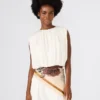 Pañuelo cuadrado boho floral marfil Pañuelo cuadrado boho floral marfil