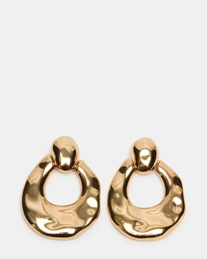 Pendientes «Door Knocker» dorados Pendientes «Door Knocker» dorados