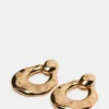 Pendientes «Door Knocker» dorados Pendientes «Door Knocker» dorados