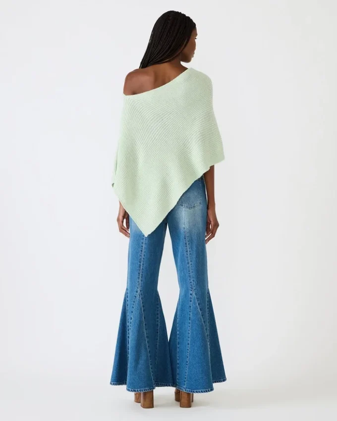 Poncho Channing verde bahía