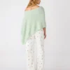 Poncho Channing verde bahía