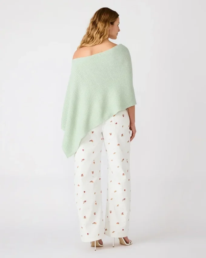 Poncho Channing verde bahía