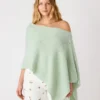Poncho Channing verde bahía