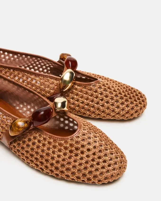 Poppin Brown Raffia Poppin Brown Raffia