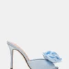 Priya Flower Blue Satin Priya Flower Blue Satin