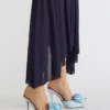Priya Flower Blue Satin Priya Flower Blue Satin
