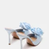 Priya Flower Blue Satin Priya Flower Blue Satin