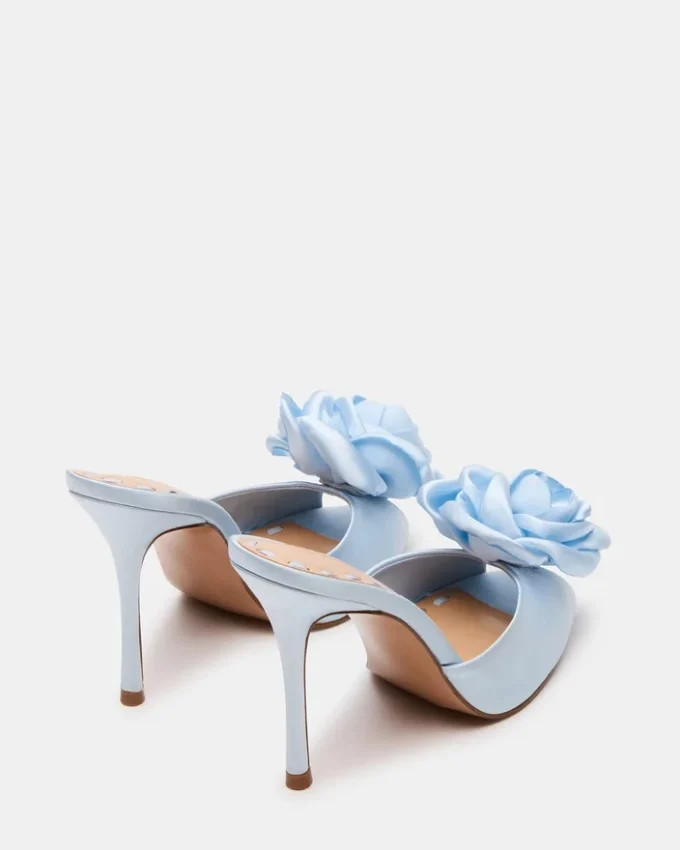 Priya Flower Blue Satin Priya Flower Blue Satin