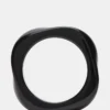 Pulsera retro curvada negra Pulsera retro curvada negra