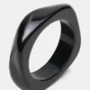 Pulsera retro curvada negra Pulsera retro curvada negra