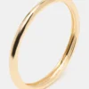 Pulsera tipo brazalete fino dorada