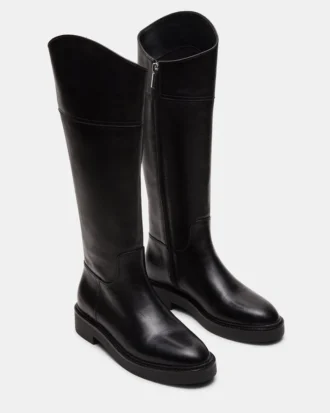 Radke de cuero negro