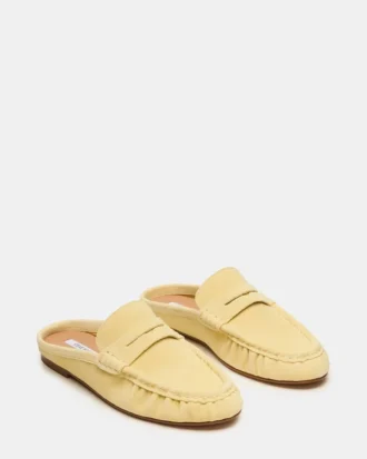 Rafe de ante amarillo mantequilla