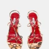 Ramos Stone rojo/marrón estampado Ramos Stone rojo/marrón estampado