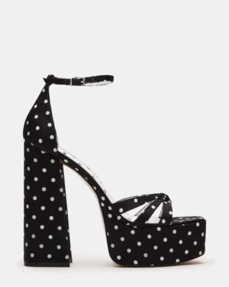 Retro blanco/negro con lunares
