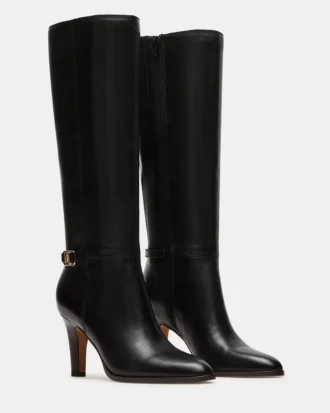 Rhett de cuero negro