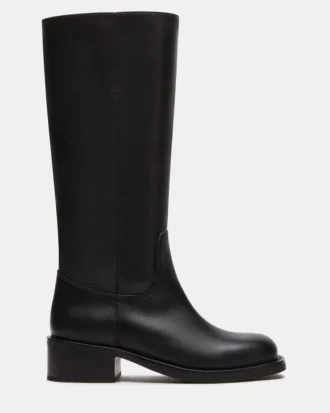 Riggs de cuero negro