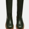 Riggs de cuero verde oscuro Riggs de cuero verde oscuro