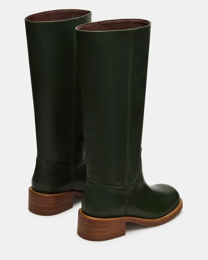 Riggs de cuero verde oscuro Riggs de cuero verde oscuro