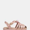 Sandalias con bolsillos para niños pequeños en color rosa palo