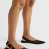 Shay de cuero negro Shay de cuero negro