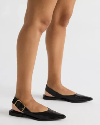 Shay de cuero negro