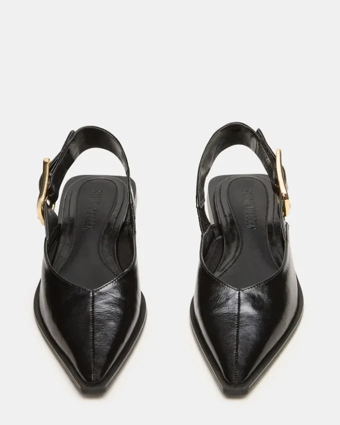 Shay de cuero negro Shay de cuero negro