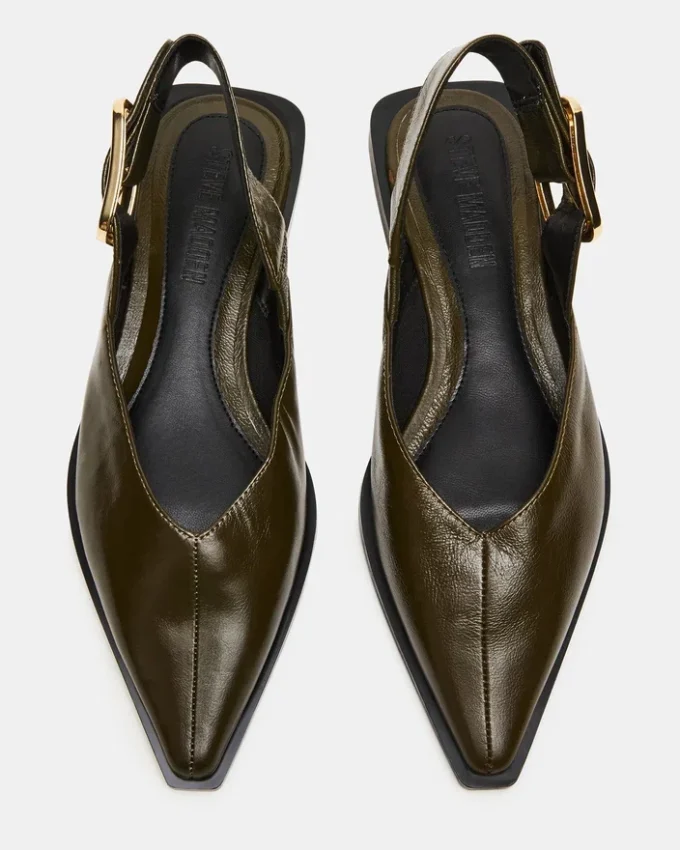 Shay Olive Leather Shay Olive Leather