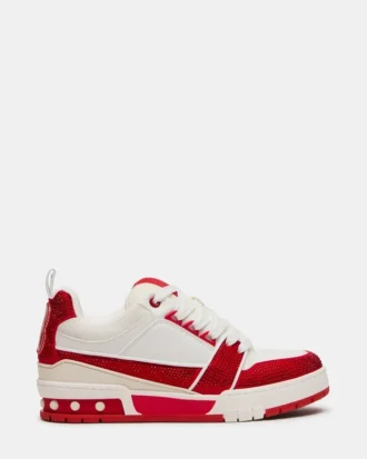 Skater Rojo/Blanco con pedrería