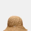 Sombrero de paja estilo boho color tostado Sombrero de paja estilo boho color tostado